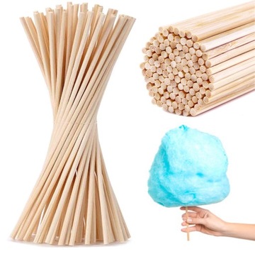Cotton Candy Sticks, бамбуковые палочки, 100 шт.