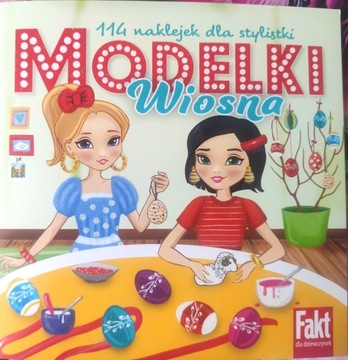 MODELKI , WIOSNA. NAKLEJKI