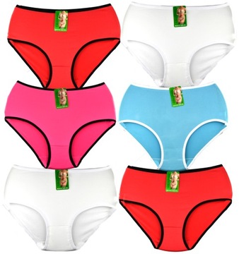 6x MAJTKI FIGI DAMSKIE BAMBUSOWE WYSOKI STAN 5XL
