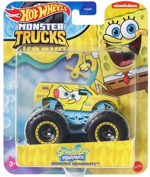 Auto Spongebob - Gąbka Truck Auta Monster Trucks Hot Wheels 1:64