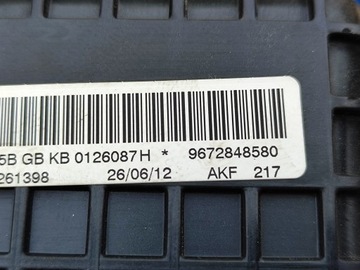 PEUGEOT 208 2012 НАТЯЖИТЕЛЬНЫЕ РЕМНИ ПОДУШЕК БЕЗОПАСНОСТИ