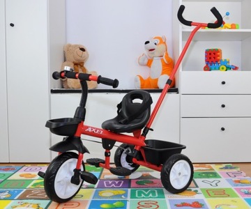 Аксель Красный Трехколесный велосипед