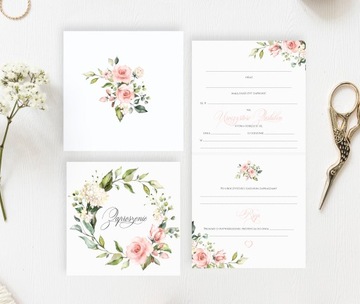 Свадебные ПРИГЛАШЕНИЯ, На свадьбу, 10 шт., МАТОВАЯ БУМАГА