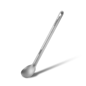 Портативная титановая ложка Lixada с длинной ручкой
