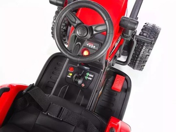 Трактор на аккумуляторе с зарядным устройством и дистанционным управлением XMX611C Красный