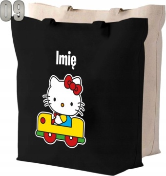 Хлопковая сумка HELLO KITTY + NAME