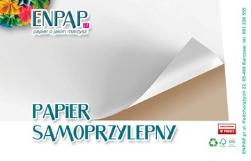 PAPIER SAMOPRZYLEPNY BIAŁY MATOWY A4 100 ARK.