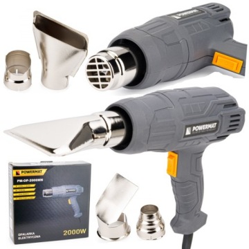 ЭЛЕКТРИЧЕСКАЯ ТЕПЛОВАЯ ПИСТОЛА 2 МЕХАНИЗМА 4 НАСОСКИ 600C 2000W