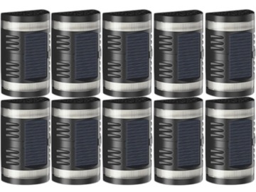 10x Kinkiet Solarny Tarasowy LED Czujnik Dzień/Noc