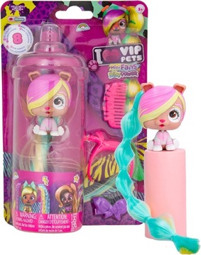 Lalka Piesek Vip Pets Figurka Chloe Mini Fans Bow Power S5 Długie Włosy