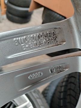 4× DISK HLINÍK AUDI 8.0" X 18" 5X112 ET 40