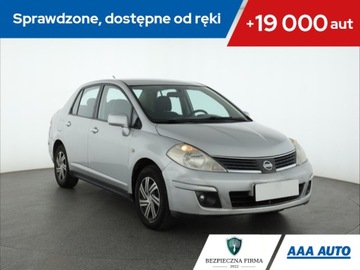 Nissan Tiida Hatchback 1.6 i 110KM 2007 Nissan Tiida 1.6 i 16V, Salon Polska, GAZ, Klima