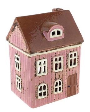 DOMEK CERAMICZNY LAMPION ŚWIECZNIK SKANDYNAWSKI DESIGN IB LAURSEN