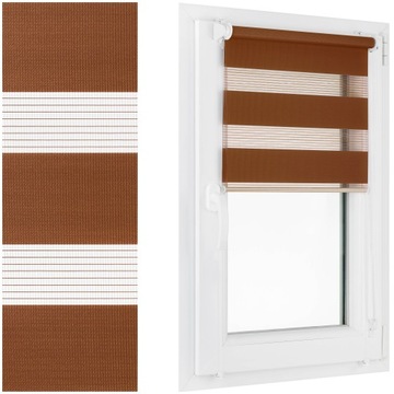 Roleta dzień noc gotowa złożona 89x220 DecoDesign