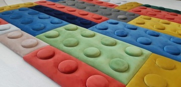 Мягкие стеновые панели LEGO 12,5 х 12,5 см.