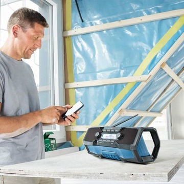 СТРОИТЕЛЬНОЕ РАДИО 230В/18В GPB 18V-2 C BLUETOOTH FM BOSCH