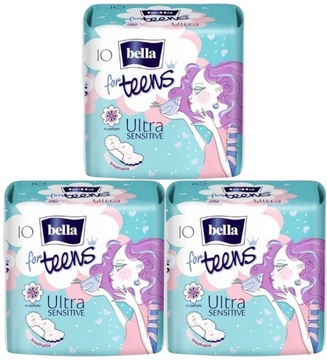 Podpaski Bella for Teens Ultra Sensitive 30szt