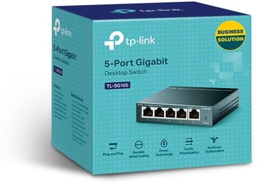 Коммутатор TP-LINK SG105 5x1 ГБ