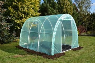 Tunel Foliowy Szklarniowy Namiot Ogrod Szklarnia 4,4 m2|2x2,2x1,9m|2 drzwi