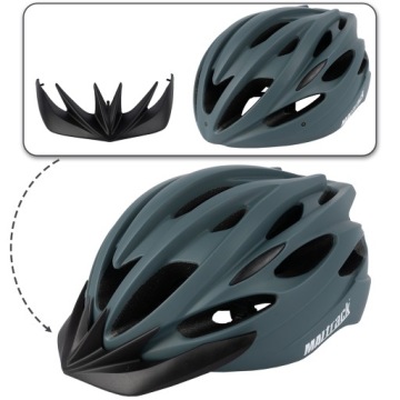 ВЕЛОСИПЕДНЫЙ ШЛЕМ ДЛЯ МУЖСКОГО ЖЕНСКОГО ВЕЛОСИПЕДА MTB РЕГУЛИРУЕМЫЙ КОМФОРТНЫЙ 58-61 ЛЕГКИЙ