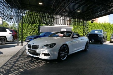 BMW Seria 6 F06-F12-F13 Cabrio 650i 450KM 2015 BMW Seria 6 Cabriolet 449KM Skory Navi 4x4 HeadUp Display Cam WentylacjaMi