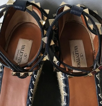 Valentino Garavani espadryle koturn 39