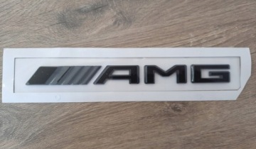 Эмблема, логотип, задняя дверь, черный глянцевый черный для Mercedes AMG