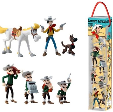 Lucky Luke 7 FIGUREK zestaw