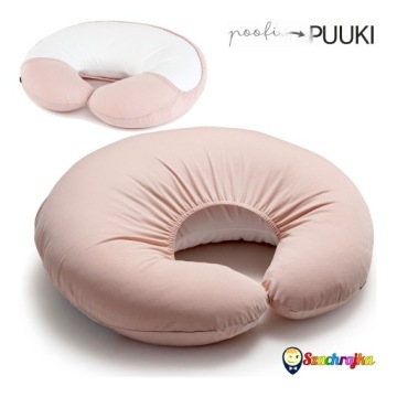 Puuki Poduszka do karmienia dziecka Poofi Rogal wodoodporny Hygienic Róż