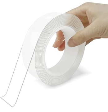 DWUSTRONNA TAŚMA KLEJĄCA NANO WIELOKROTNEGO UŻYTKU 3 METRY (gruba 2 mm!!)