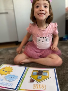 Развивающая книга на липучке Мои первые приложения