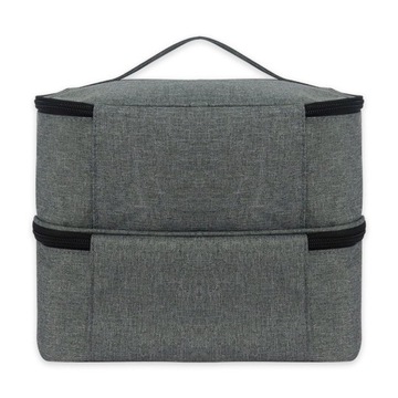 Двухслойная сумка для хранения лака для ногтей, вмещает 30 штук.