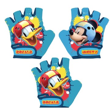 ДЕТСКИЕ ЗАЩИТНЫЕ ВЕЛОСИПЕДНЫЕ ПЕРЧАТКИ МИККИ МАУС МИККИ 3-8