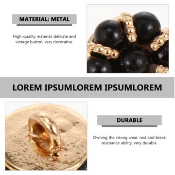 Антикварные пуговицы в стиле ретро с цветочным принтом, 12 шт.