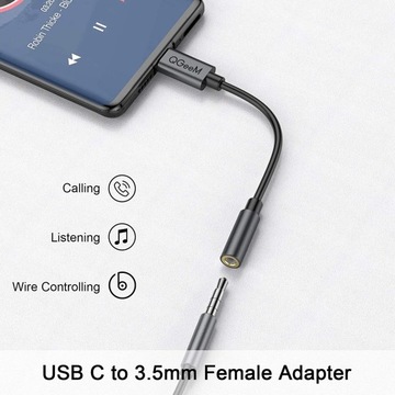 Переходник USB типа C на мини-джек 3,5 мм