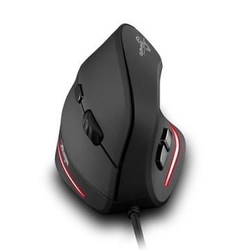 ZELOTES T-50 USB przewodowy pionowa mysz optyczna 9 przycisków do gier USB