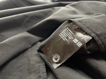 Czarna bluzka damska basic ovesizowa UNIQLO bawełna r. M