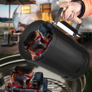 ДЫМОХОД ДЛЯ РАЗЖИГАНИЯ ГРИЛЬ-БАРБЕКЮ ДЛЯ УГОЛЬНЫХ БРИКЕТОВ