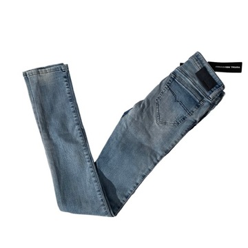 DIESEL | SPODNIE JEANSY SKINNY RURKI STRETCH | R. 24/32