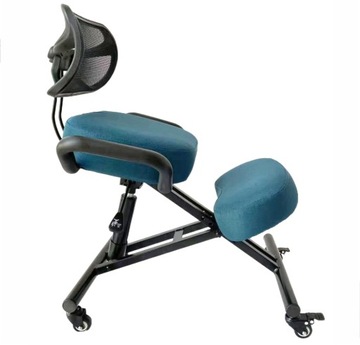Fotel ergonomiczny do komputera klękosiad klęcznik pokrowce w zestawie