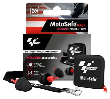 Motocyklowe Zatyczki Stopery do uszu ALPINE MotoSafe Race MotoGP Limitowane