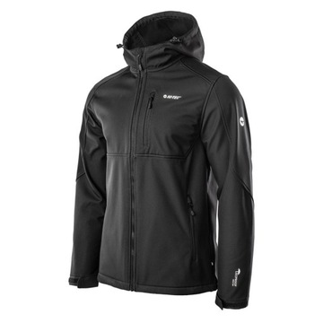 MĘSKA KURTKA PRZEJŚCIOWA SOFTSHELL HI-TEC SALMIR MEMBRANA 8000 ROZMIAR L