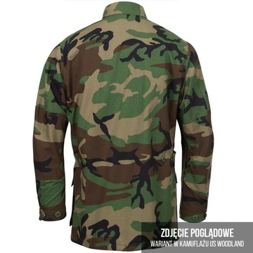 Bluza wojskowa taktyczna mundurowa na guziki Helikon BDU Olive Green L