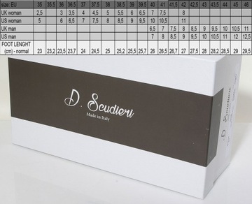 Кроссовки D.Scudieri PRD pelle nero/regin/nero 39