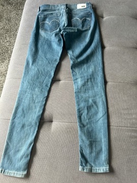 Levi's Demi Curve Skinny jeansy damskie rurki rozmiar 25/32