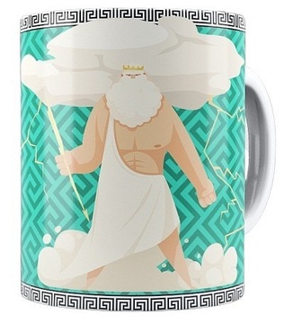 Kubek ceramiczny 300ml Mitologia grecka - ZEUS