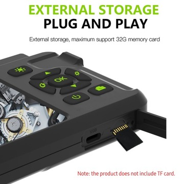 Industrial Endoscope with 4.5-inch IPS Color