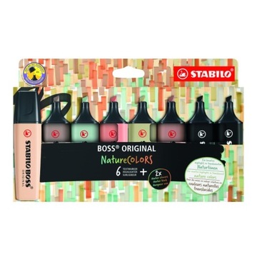 Zestaw zakreślaczy Stabilo Boss Original Nature Colors 8szt