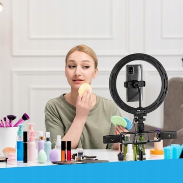 КОЛЬЦОВАЯ СВЕТОДИОДНАЯ USB КОЛЬЦОВАЯ ЛАМПА + ШТАТИВ 185см