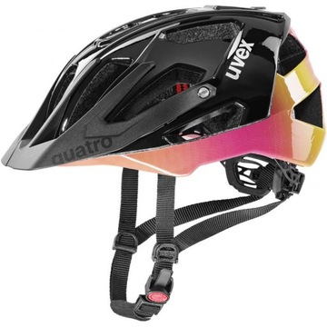 UVEX Kask Quatro czarno-wielokolorowy 56-61 cm